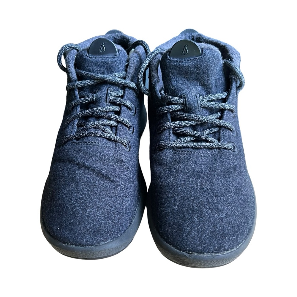 Allbirds Wool Runner-up Mizzle High Top Sneaker WRU Men's Size 9 Dark Grey Navy